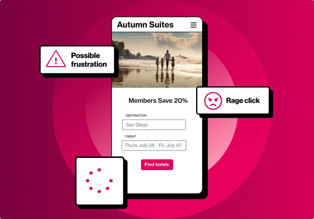 Line chart tracking website traffic trends in a web analytics platform.