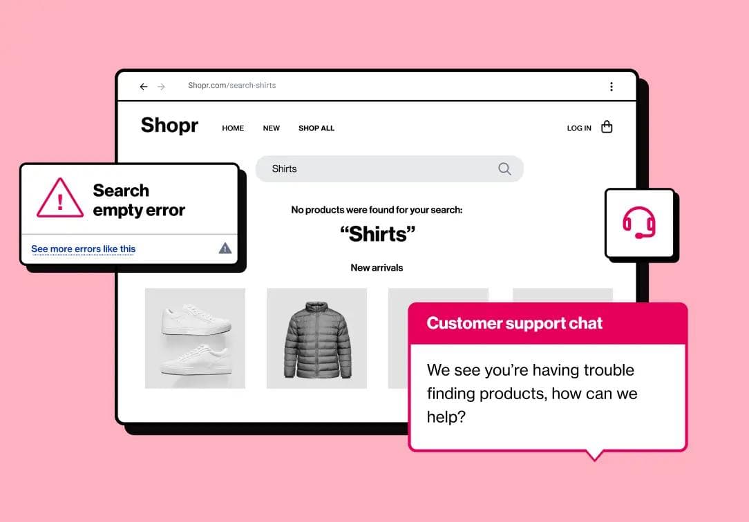 Visible analytics platform visual of real-time user engagement
