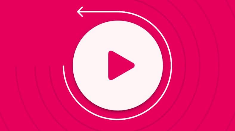 Session replay thumbnail showing real-time user engagement on a website.