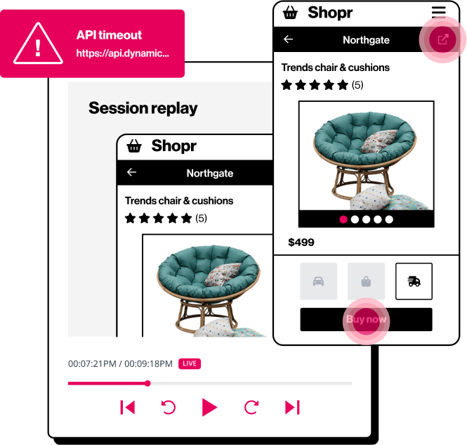 API Timeout Session Replay