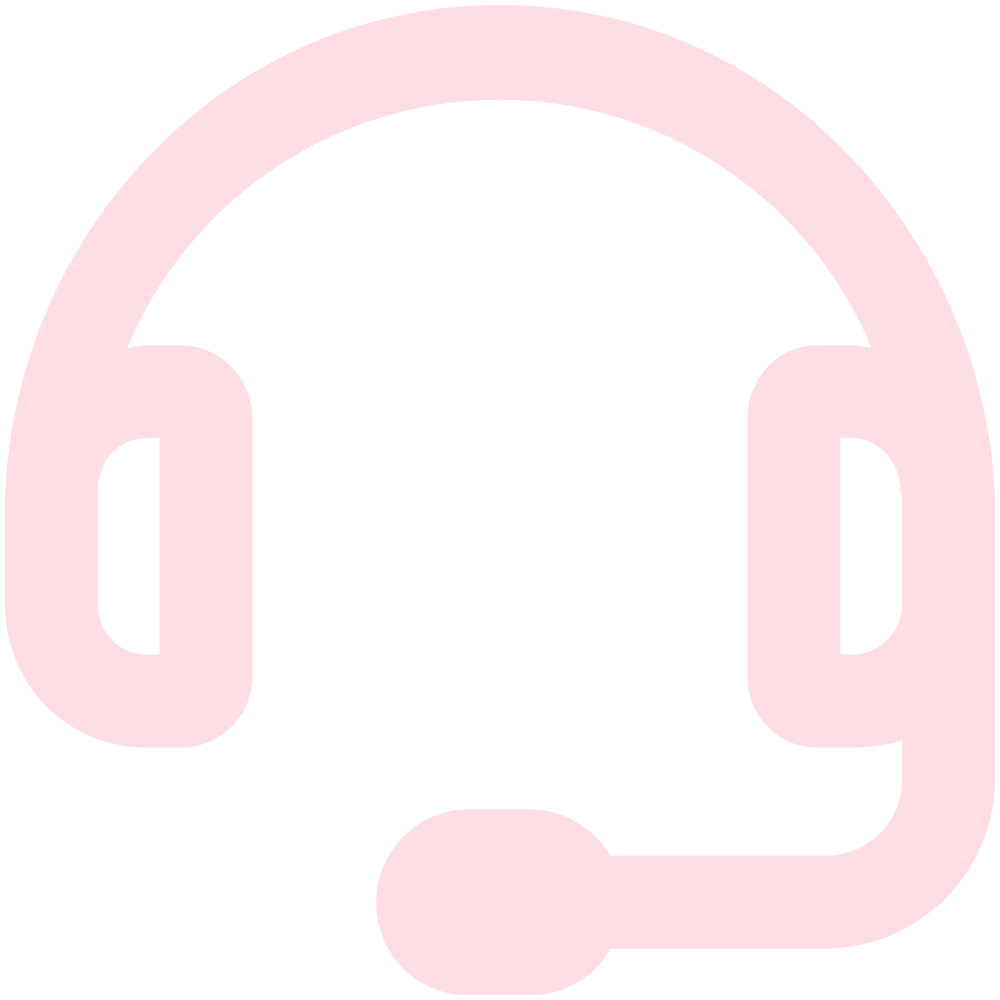 An icon of a headset representing customer service.