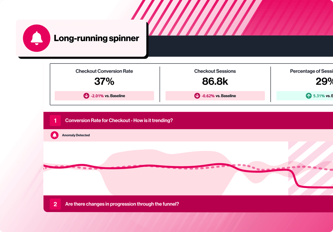 Customer journey analytics tool visualizing drop-off points and conversion paths.